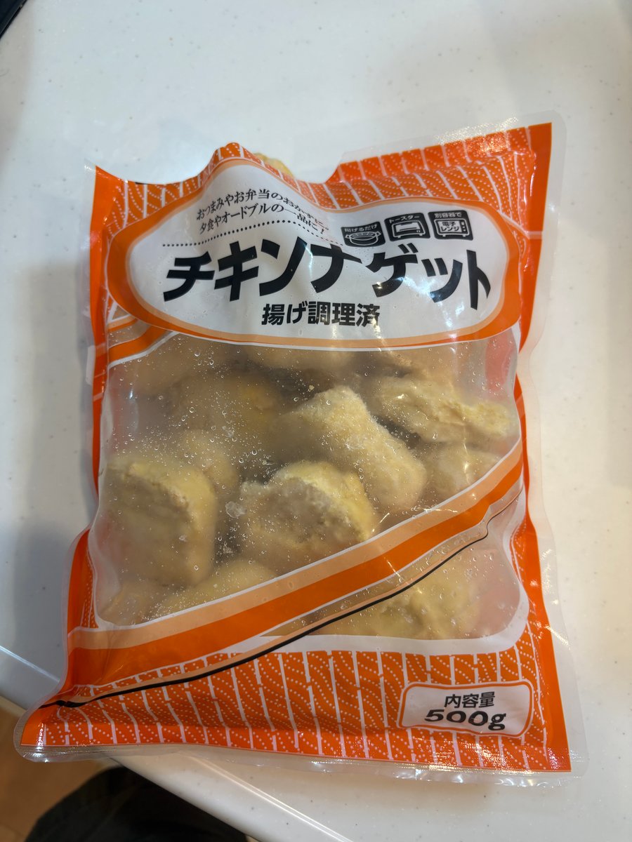 チキンナゲット500gのパッケージ