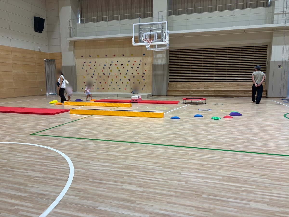 1階わんぱくアリーナのサーキット遊具