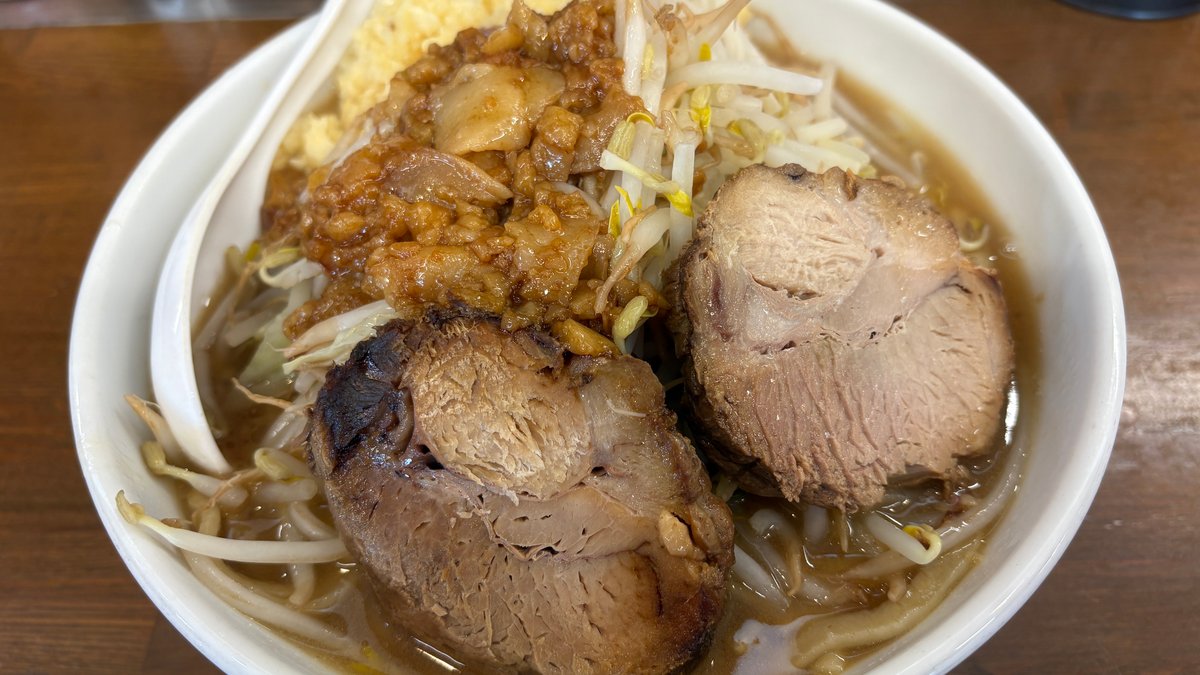 深谷「宮二郎」で大350g・全マシ。求めていた濃い二郎系がここにあった