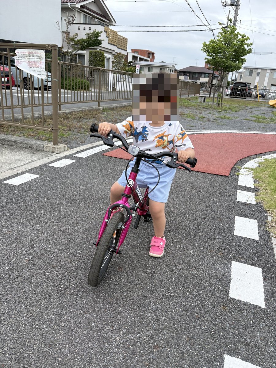 ストライダー14X初乗り