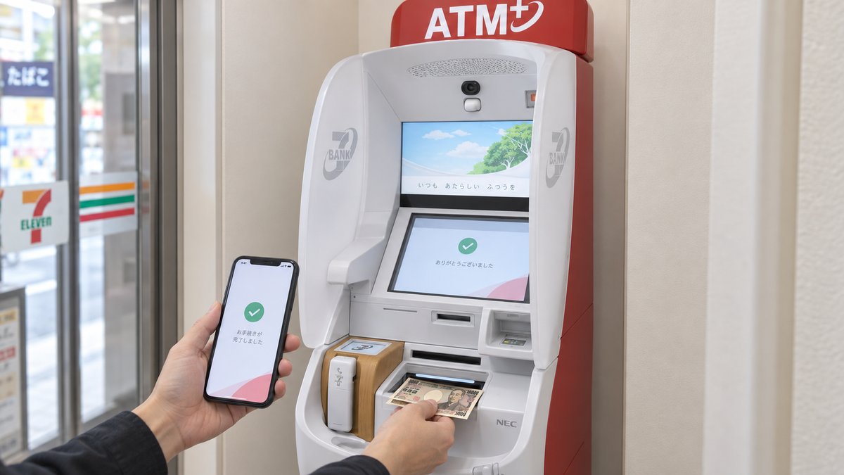 キャッシュカードを財布から抜いた　楽天銀行のスマホATMで現金も困らない